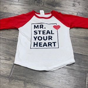 Valentine’s Day Baseball tee